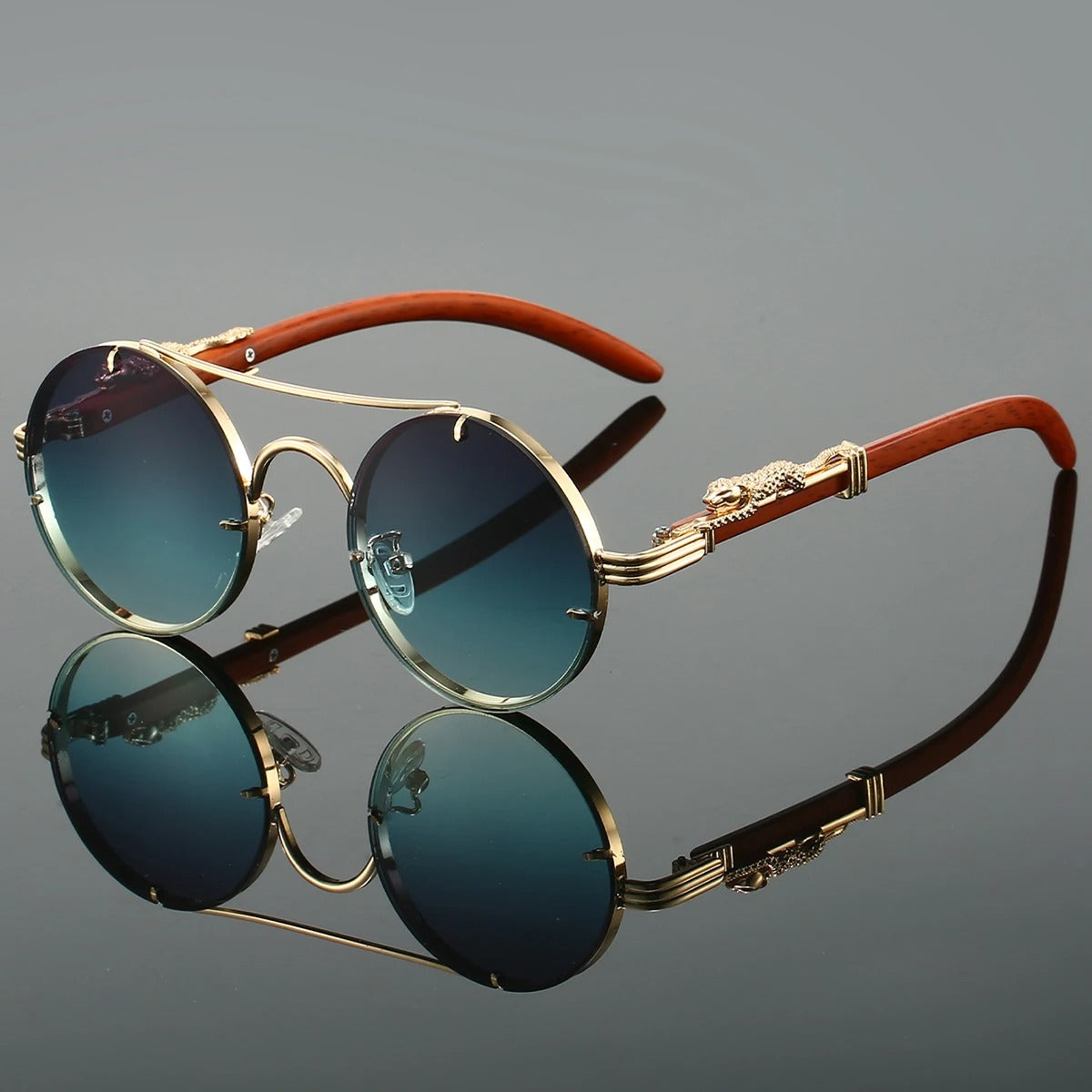 Vintage Round Sunglasses Women Fashion