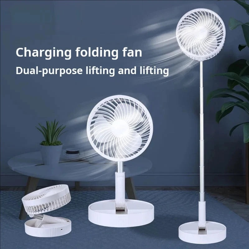 Retractable Fan USB Charging Folding Portable Mini Electric Fan Dormitory Outdoor