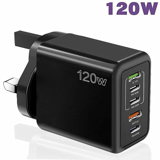 PD 5 Port USB Charger Fast Charging Type C