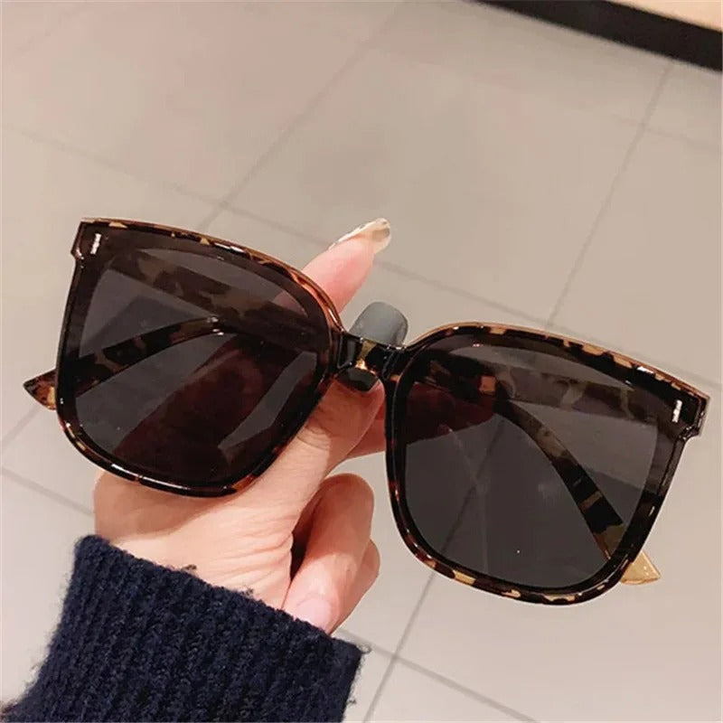 Retro New Sunglasses Women Popular Square Sun Glasses
