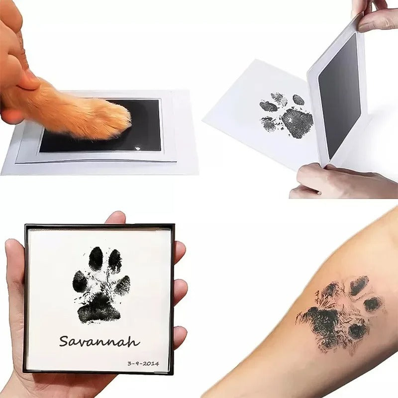 Cat Dog Paw Print Ink Kit Pad Safe Non-toxic Easy DIY