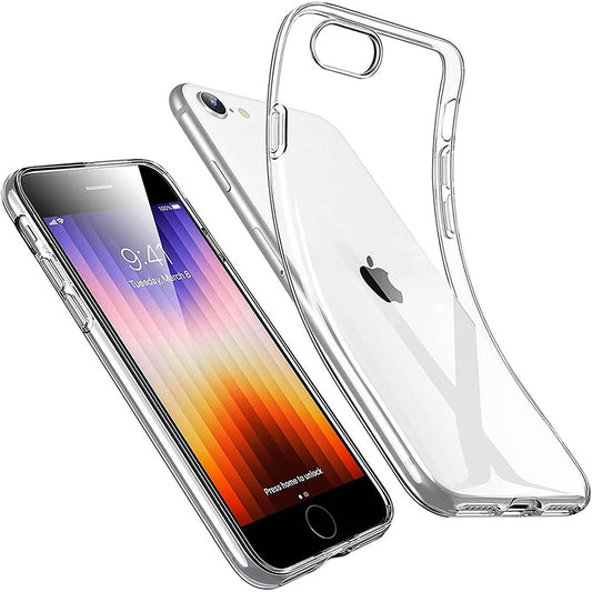 Universal Clear Silicone Soft Case For iPhone SE 2022 2020 7 8