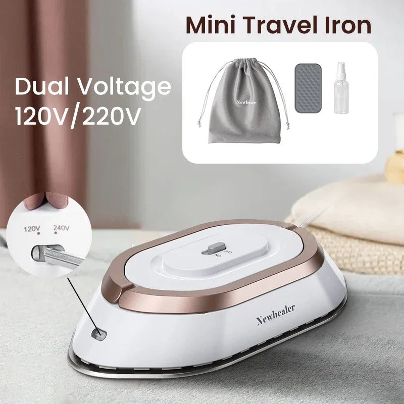 Mini Electric Dry Iron 120V/220V Dual-voltage 30S Heat
