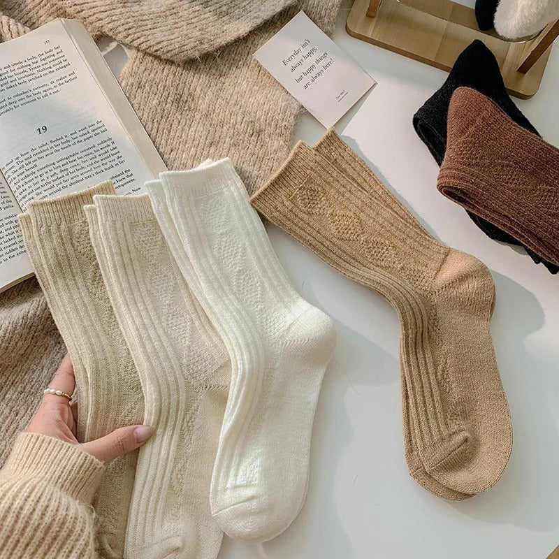 3 Pairs/Lot New Cashmere Wool Socks Women's