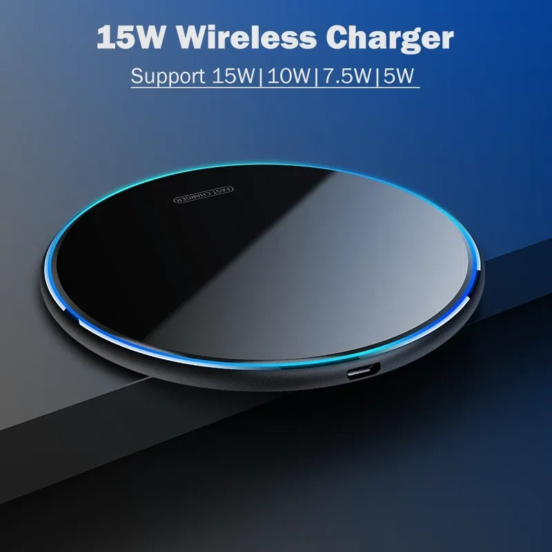 15W Fast Wireless Charger for Samsung Galaxy Z Flip 6 5 4 3/Z Fold 6 5 4 3/S22 S23