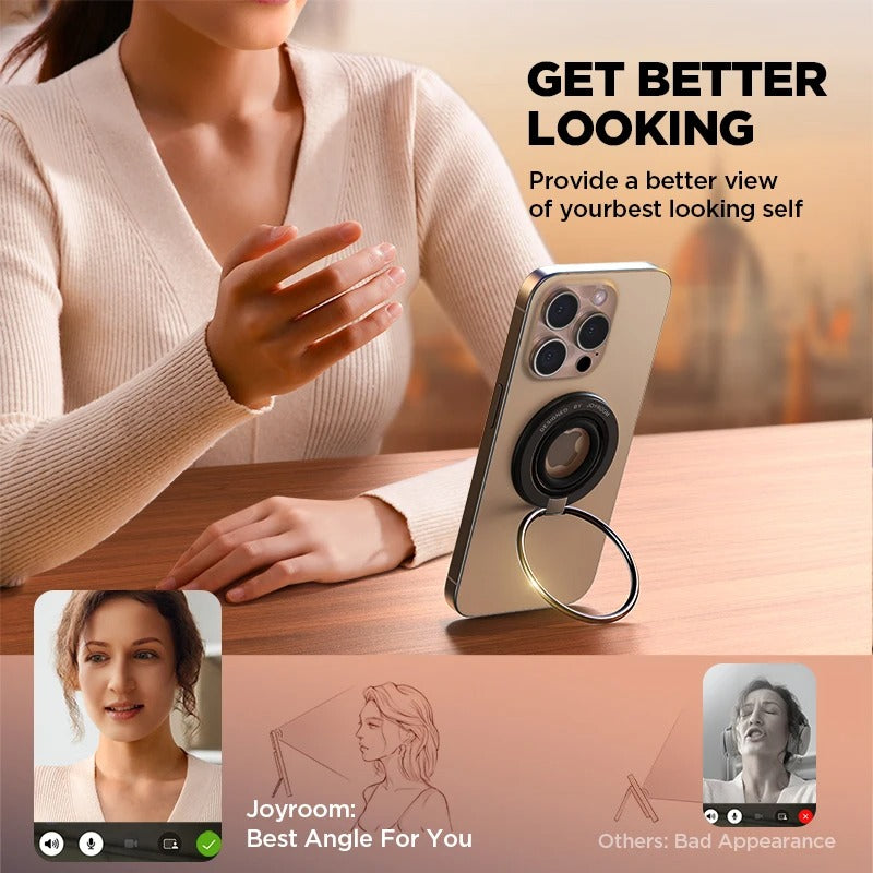 Phone Holder Colorful Magnetic Kickstand Silicone Ring