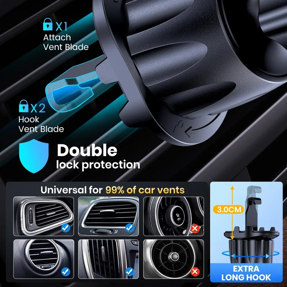Universal Magnetic Car Phone Mount in Car Phone Holder