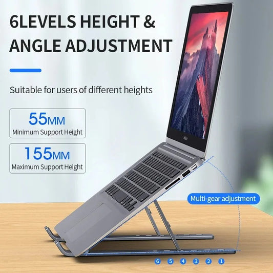 Foldable Laptop Stand Adjustable Portable