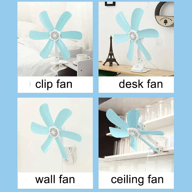 Home Desktop Clip Fan Mini Electric Wall Mounted Office Clamp Cooling Fans
