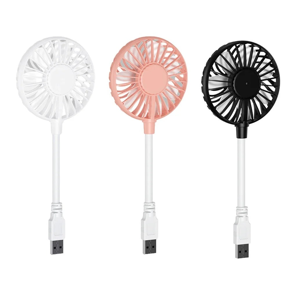 Rechargeable Handheld Fan Silent Cooling Power Bank Wireless Mini Play Plug Fans