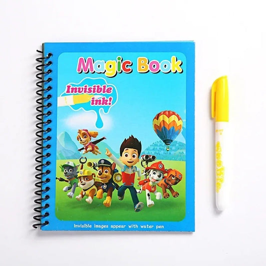 Random 1pc Paw Patrol Watercolor Magic Book Dogs