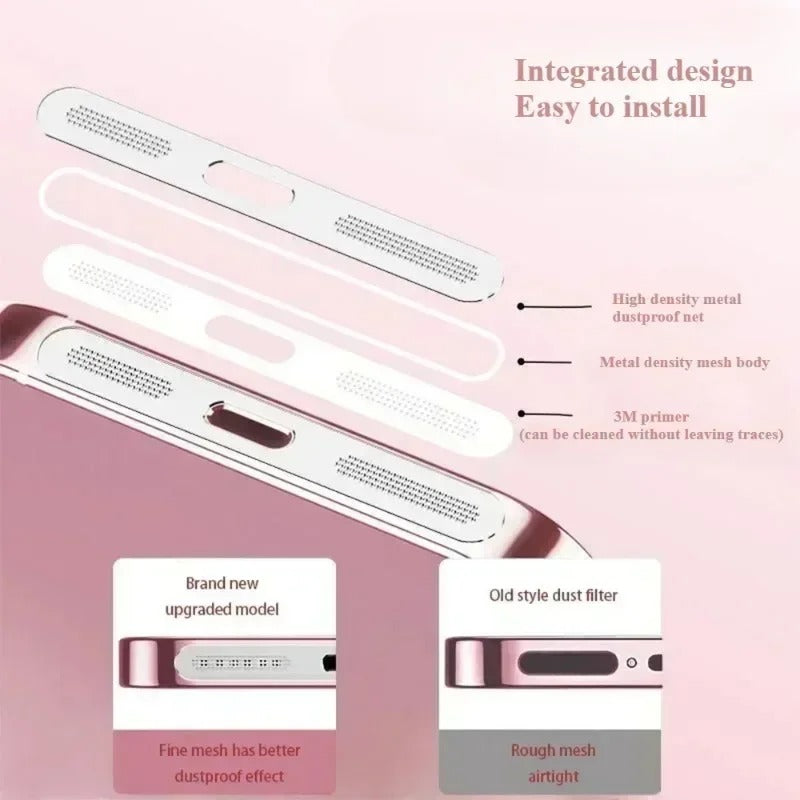 Metal Dust Net for iPhone  Max Speaker Dust Mesh Charging Port