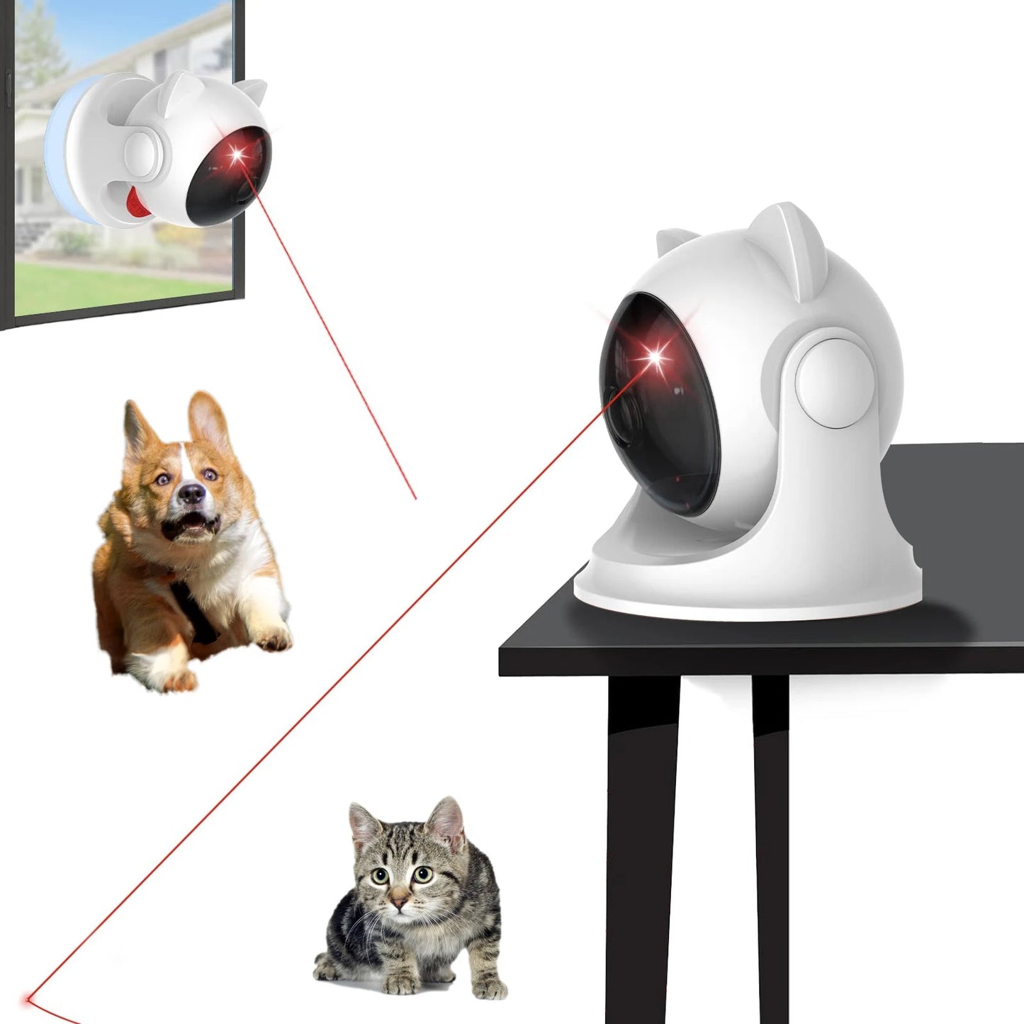 Cat Laser Toy Automatic Rechargeable Motion Random