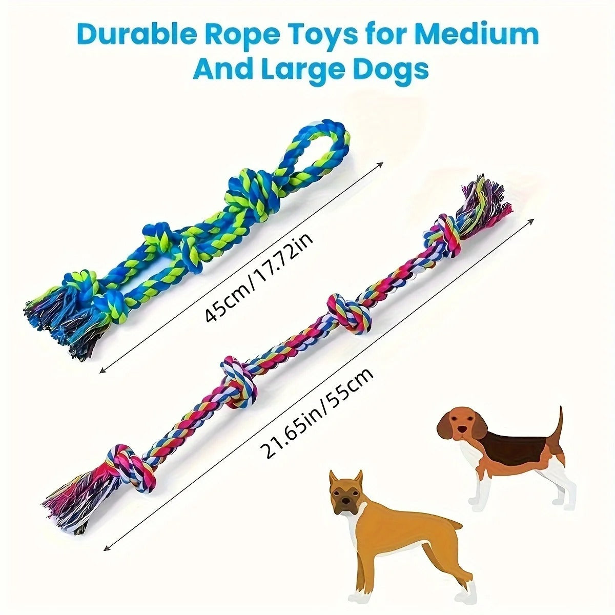 Knot Dog Toys Indestructible Durable Dog Chew Toys