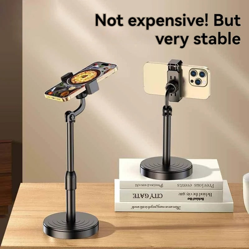Desktop Tripod for Phone Smartphone iPhone with Phone Holder Stand