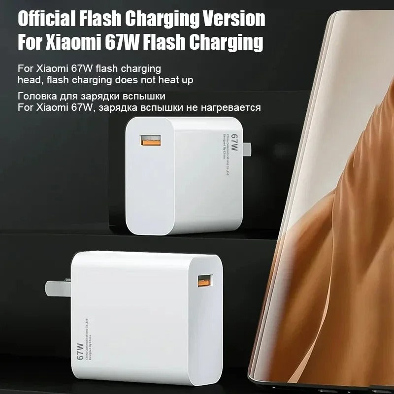 67W USB Fast Charger for Xiaomi , Ultra Redmi