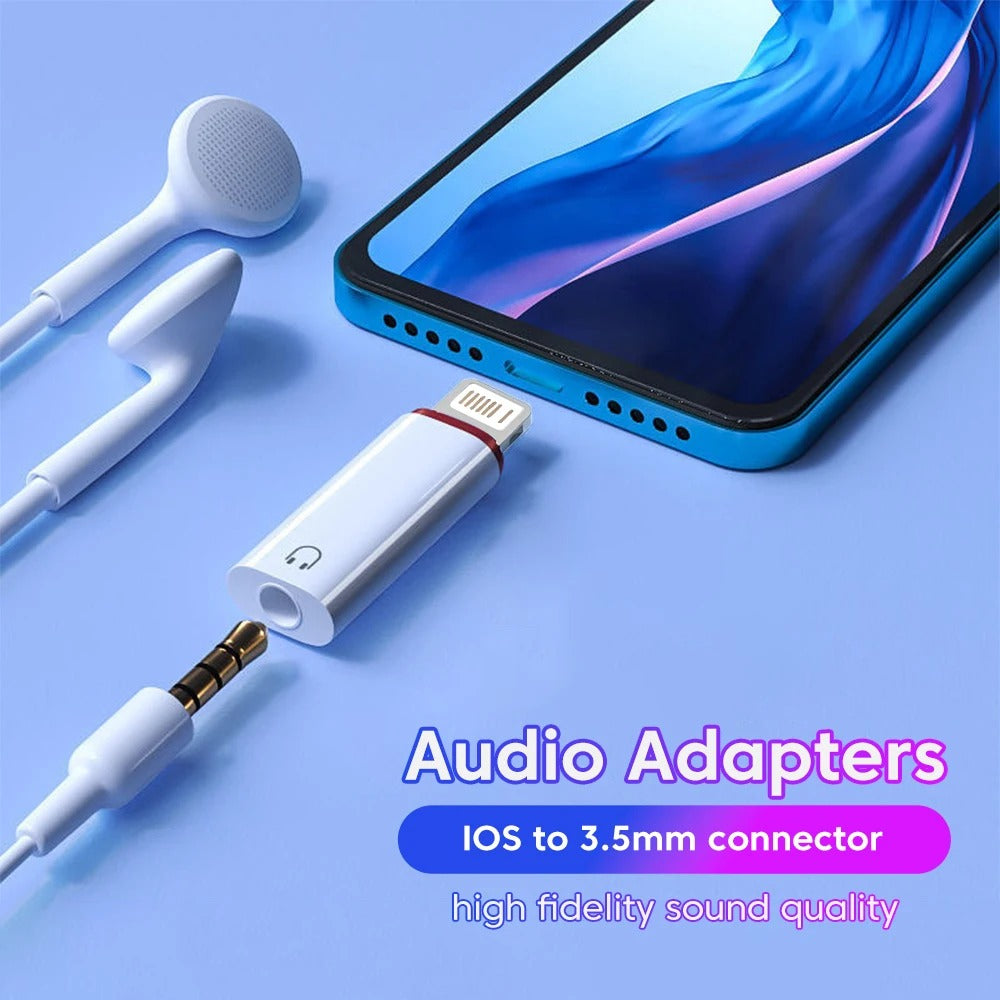 Lightning To 3 5 MM Jack AUX Adapter For iPhone  phone accessories
