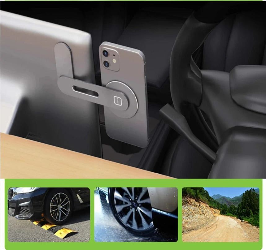 Invisible Foldaway Car Phone Mount Holder 15W Magnetic Wireless Charger