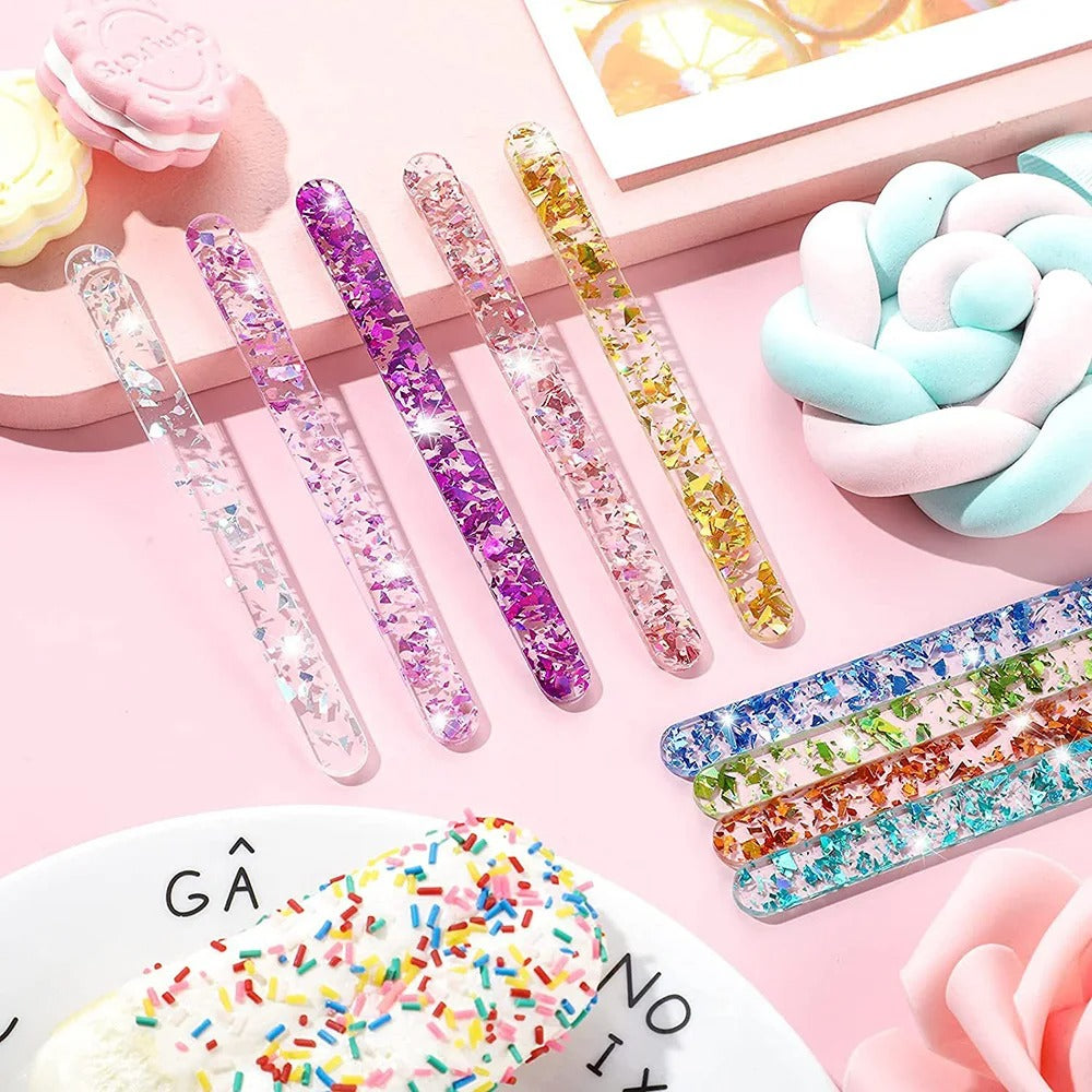 Reusable Ice Cream Sticks Acrylic Popsicle Sticks Creamsicle Cakesicle Cake