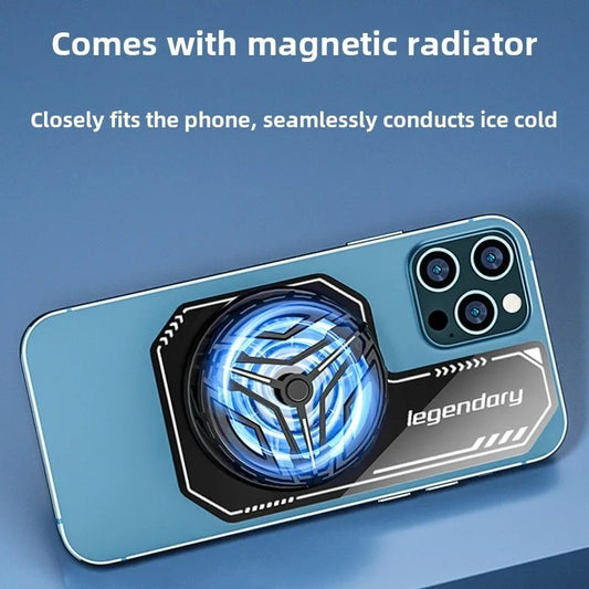 1Pcs Mobile Phone Cooling Plate Compatible Magnetic/ Back-clip Radiator