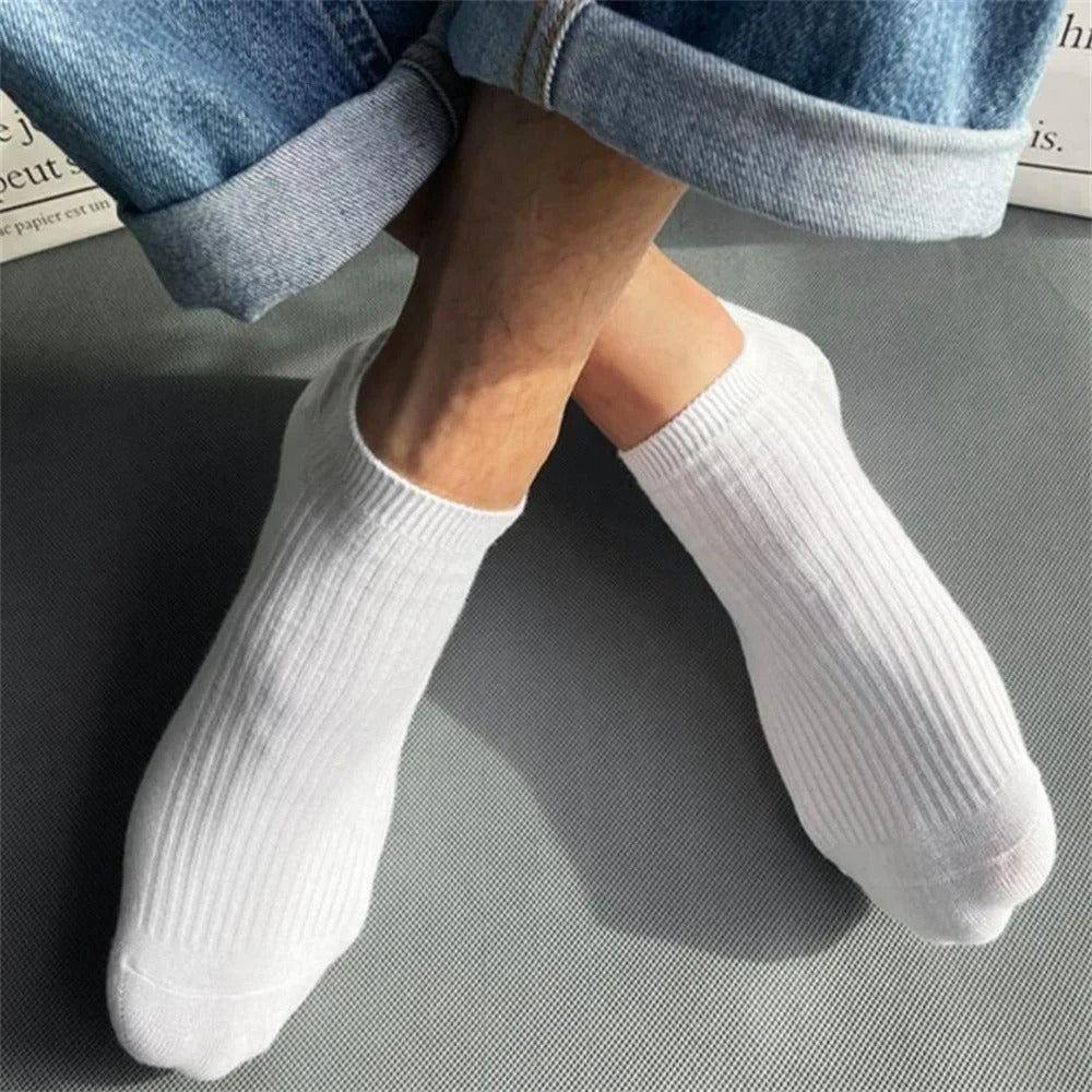5 Pairs/Pack Ankle Socks Women 100% Cotton