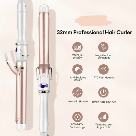 32mm 38mm Electric Hair Curler for Women Professional
