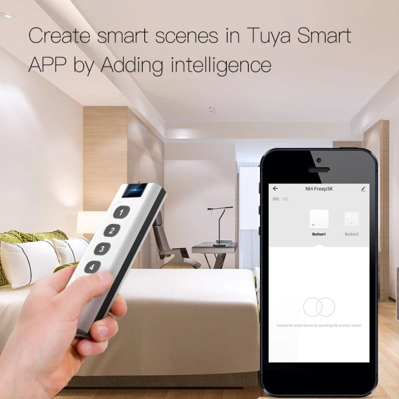 Smart Switch 1-4 Gang Portable Mini Design For Home Smart Life
