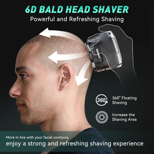 Electric Head Shavers for Men Magnetic Razor Hair Trimmer