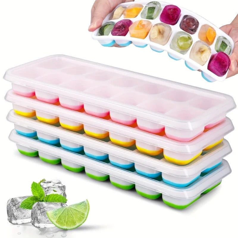 1 PC Soft Bottom Silicone Ice Cube Mold Ice Box DIY Summer Ice Cream Ice Cube