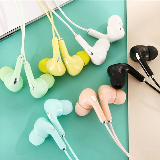 High Definition Wired Earphone 3.5mm In-Ear Control Portable Sports