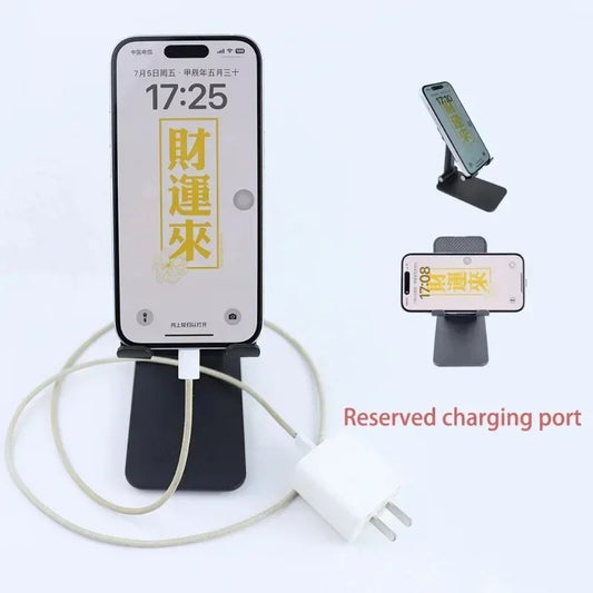 Foldable Desktop Phone Holder Fashion Mirror Design