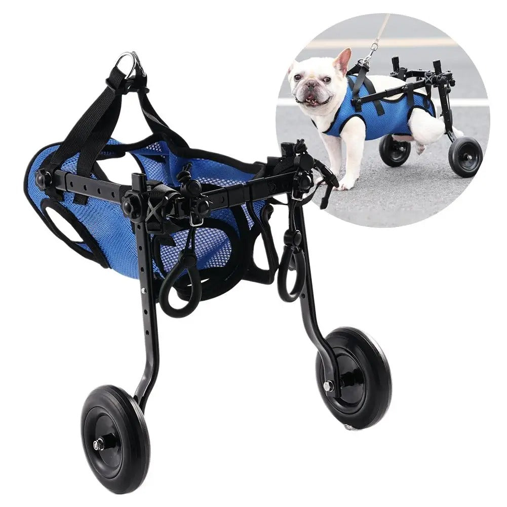 Pet Wheelchair Cart Adjustable Pet Cat Dog Rehabilitation
