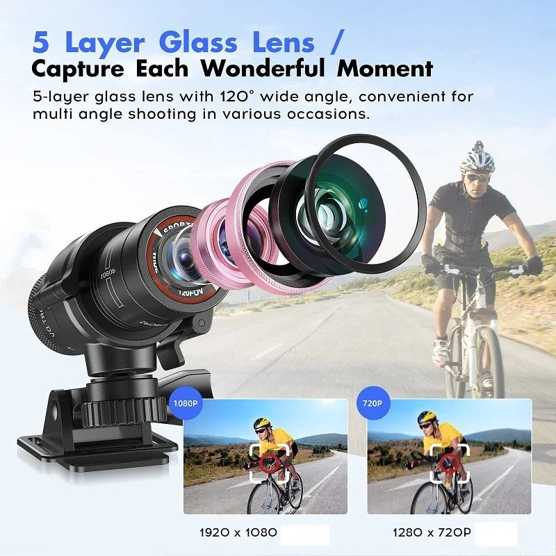 Mini Sport DV Action Sports Camera Flashlight