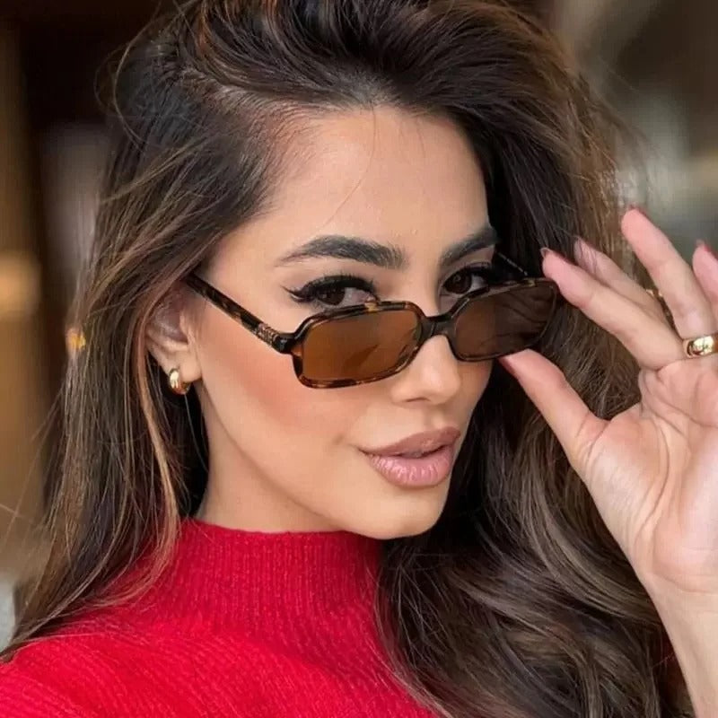 Classic Designer Luxury Small Frame Square Sunglasses Women