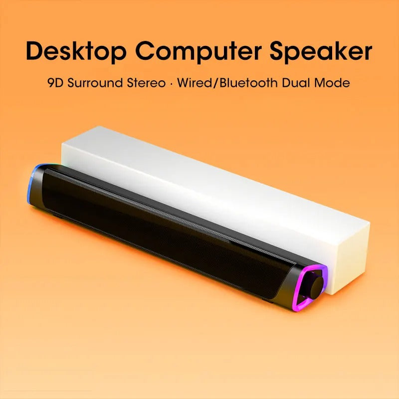 4D Computer Speaker Bar Stereo Sound Subwoofer