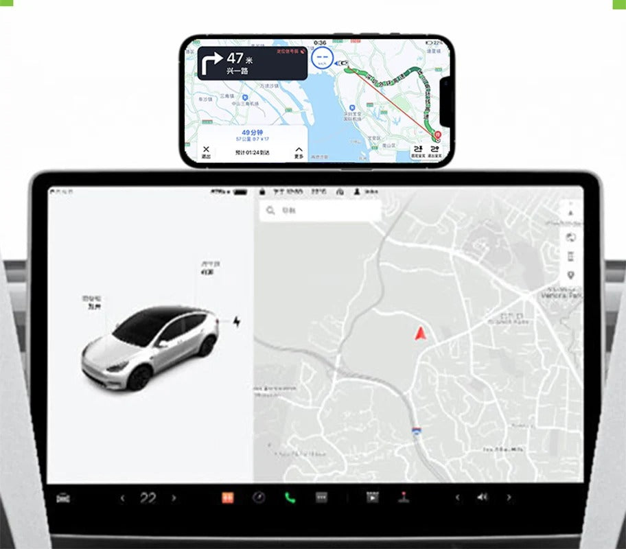 Invisible Foldaway Car Phone Mount Holder 15W Magnetic Wireless Charger