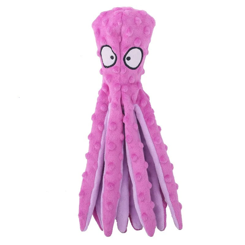 Pet Plush Toy Octopus Dog Interactive