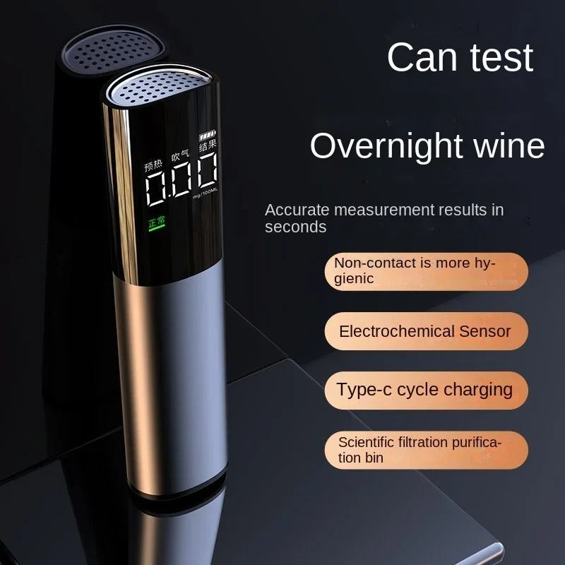 Automatic Alcohol Tester Electronic Breathalyzer LED Display
