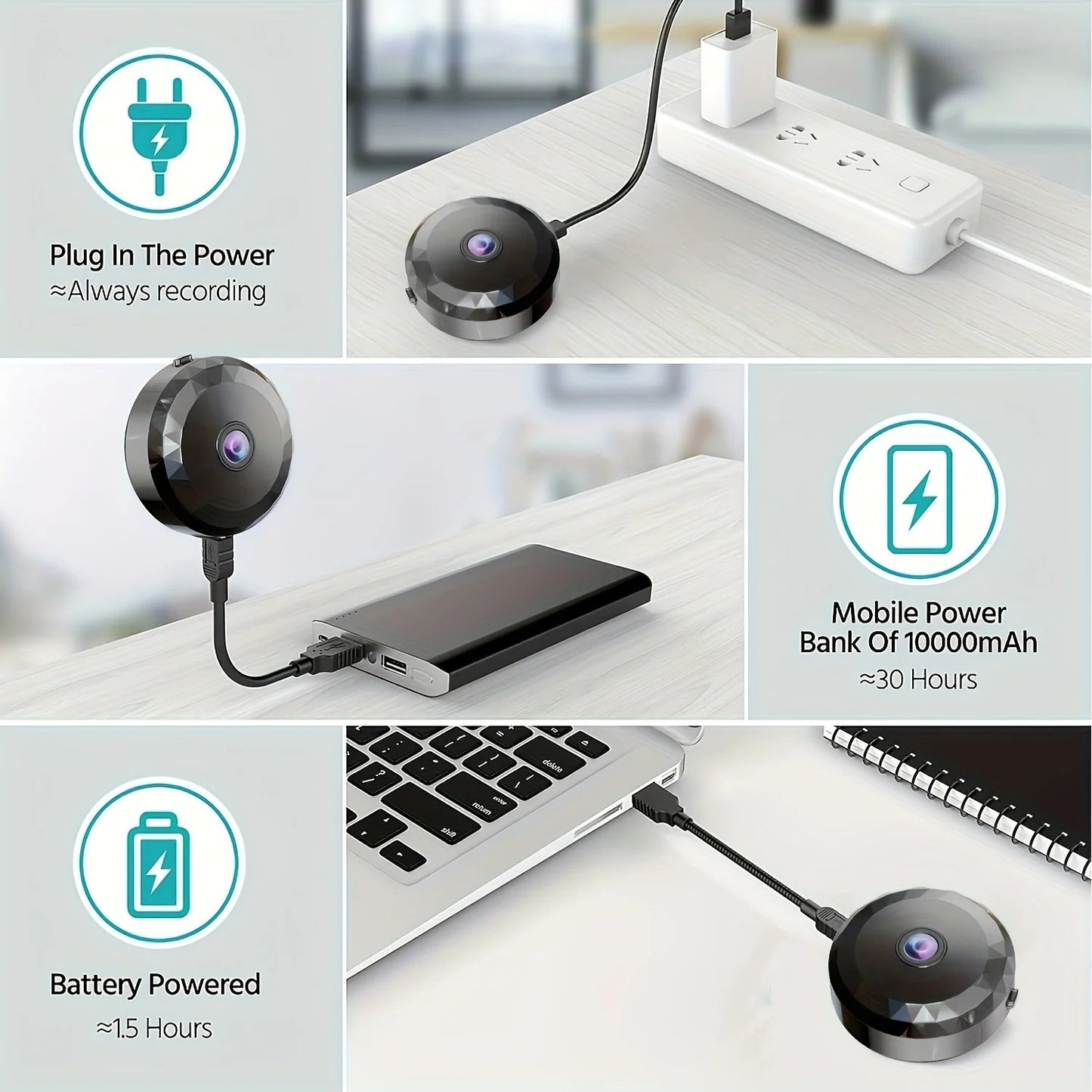 Wireless Camera Mini WIFI Monitoring 1080P HD