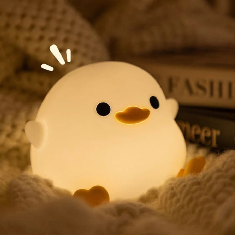 1pc Doudou Duck night light Children's gift soft light eye care