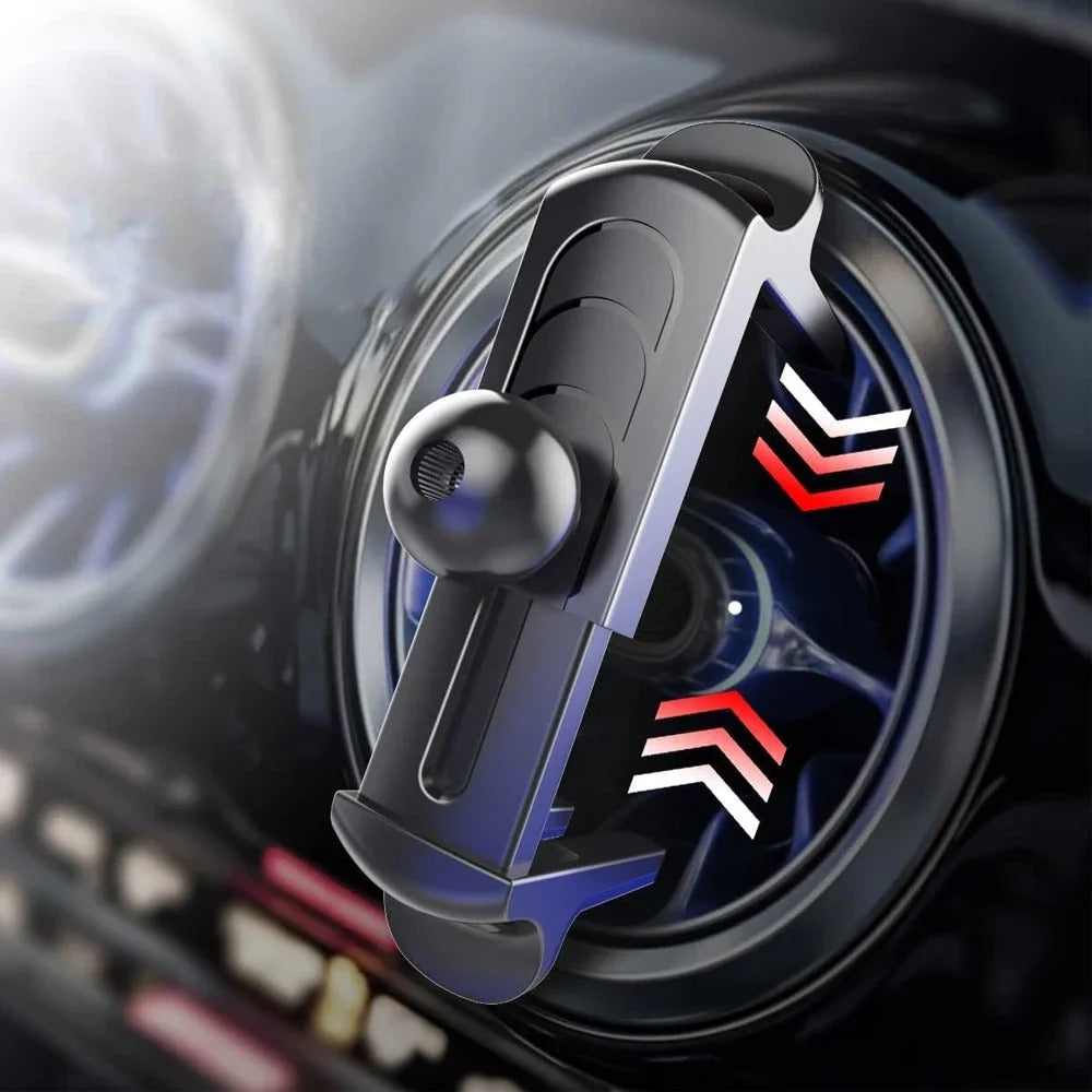 Universal Car Round Air Vent Clip Cellphone Stand 17mm