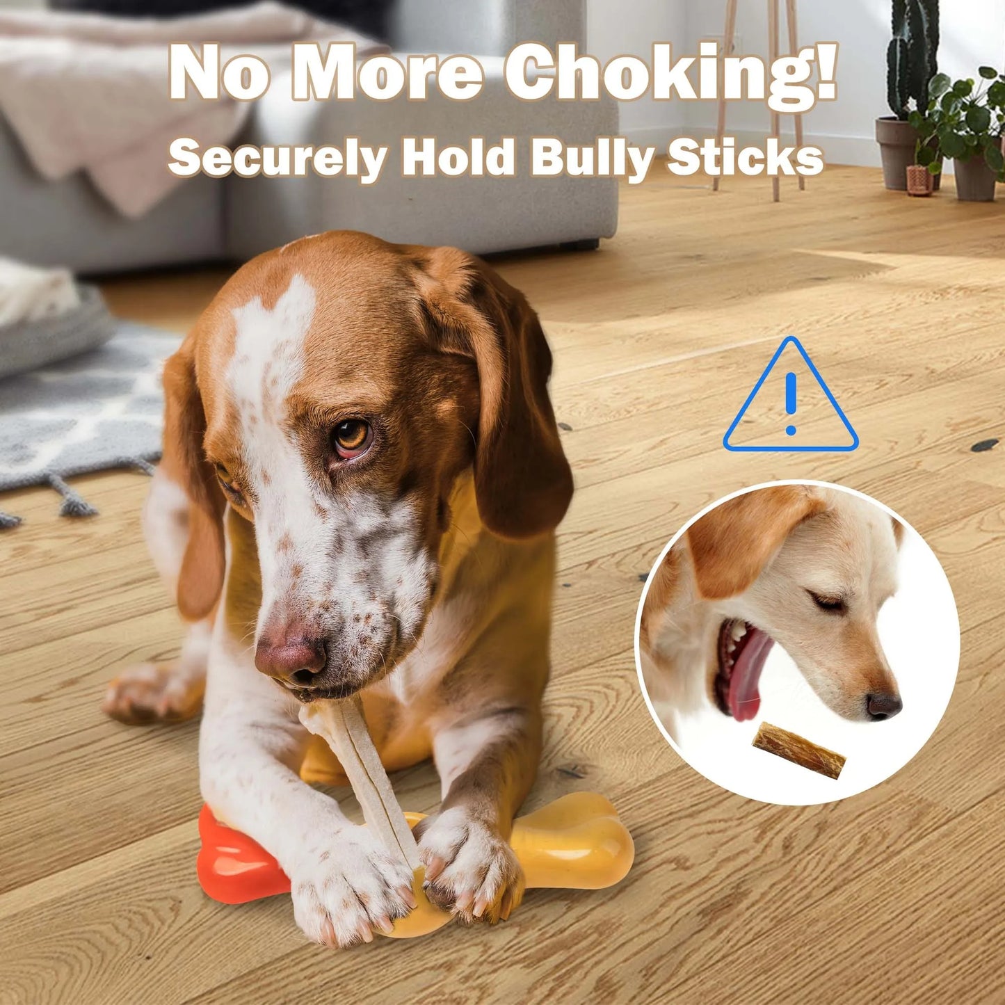 Dog Bully Stick Holder for Dogs Chew Holder Prevent