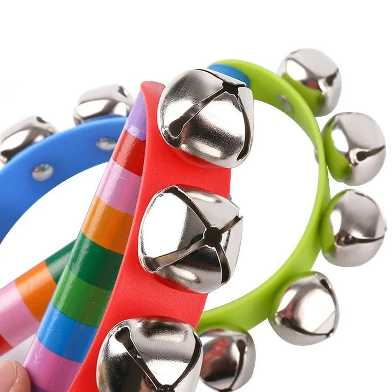 Colorful Rainbow Hand Held Bell
