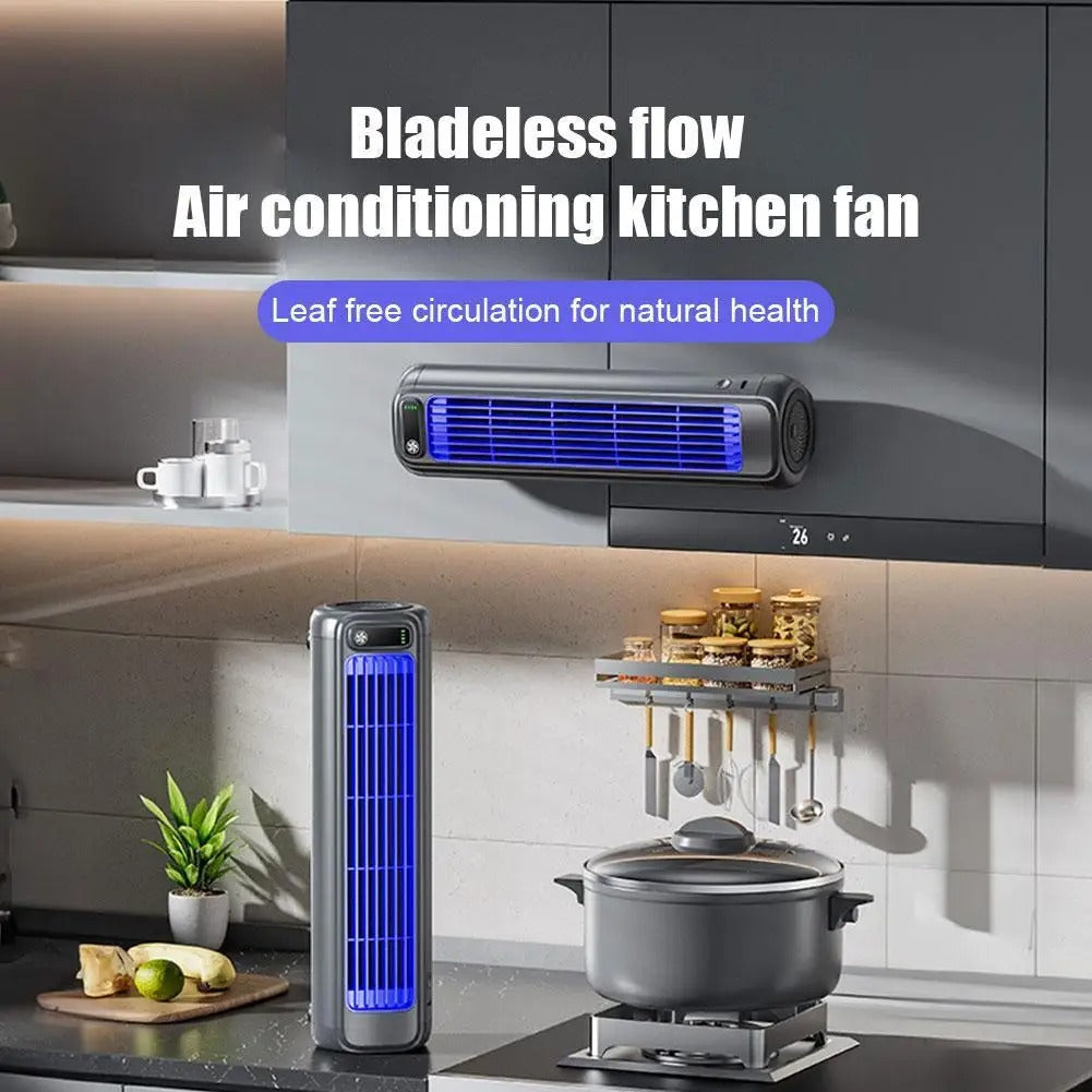 Three-speed Summer Kitchen Fan Wall Portable Conditioner Cooling Air Fan Ultra