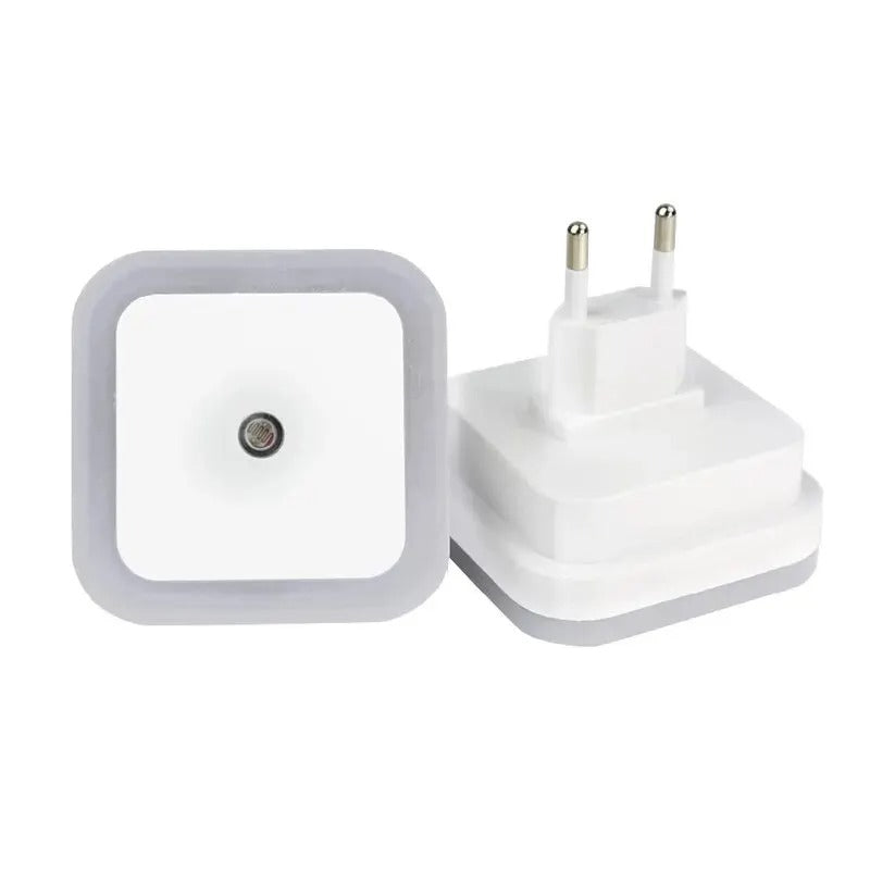 Wireless Sensor LED Night Light EU Plug Mini Square Night Lights