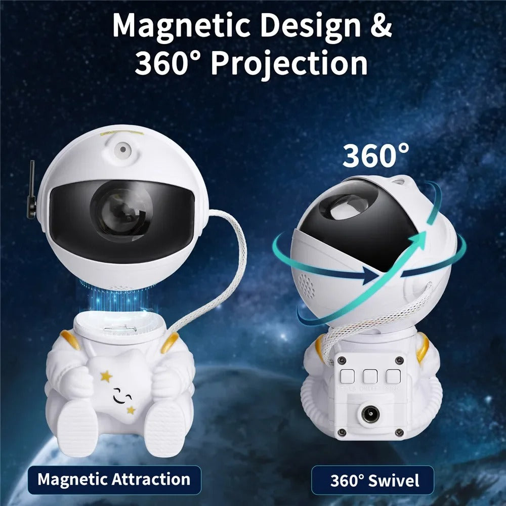 Astronaut Light Projector with Nebula Galaxy Projector Night Light