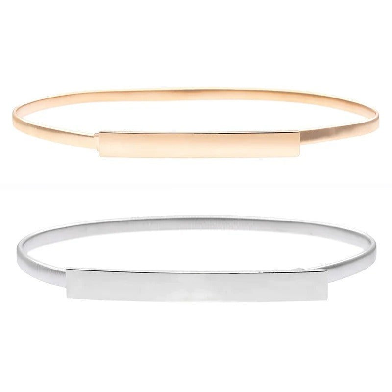 Elastic Gold Chain Belts For Women