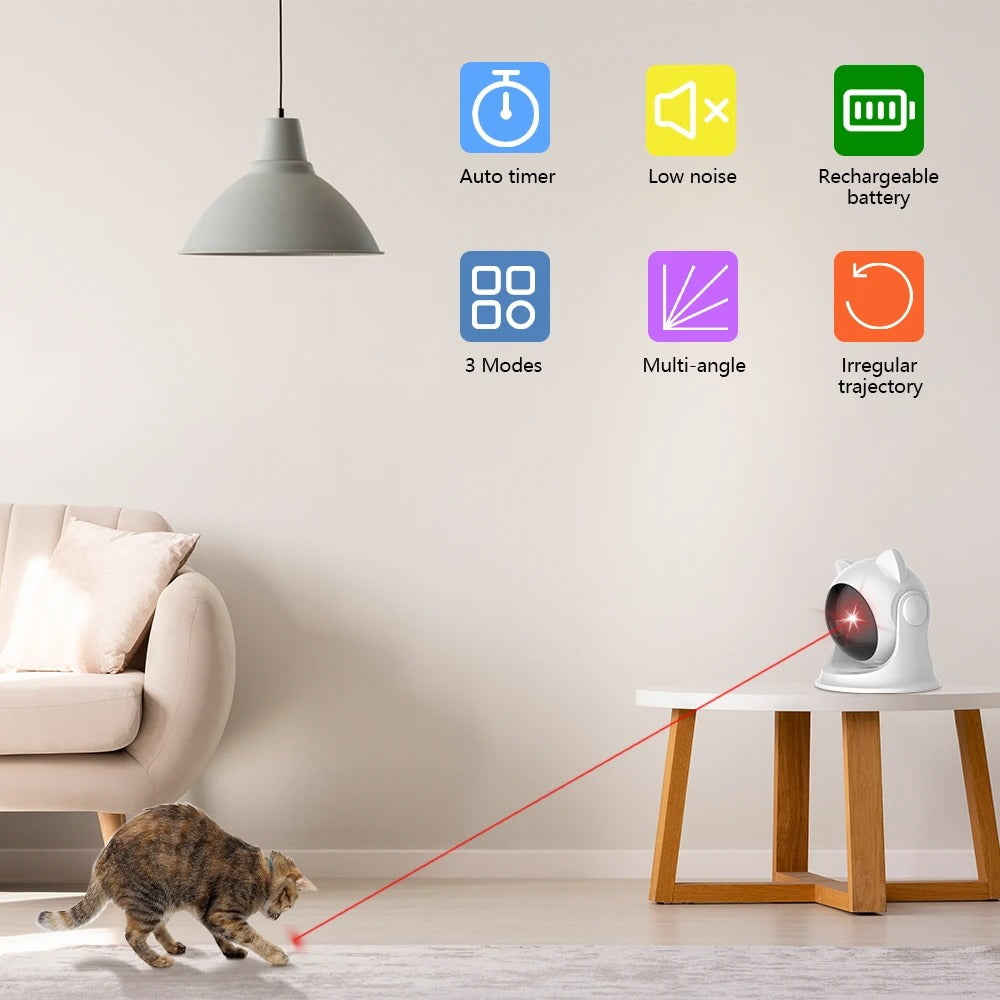Cat Laser Toy Automatic Rechargeable Motion Random