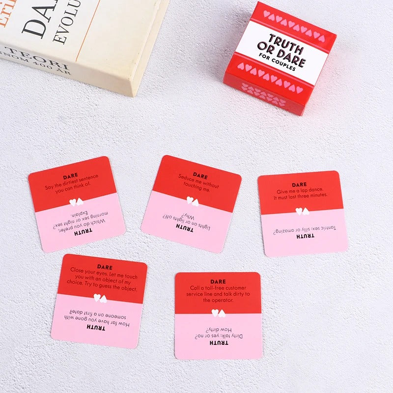 Mini Small Size Truth Or Dare For Couples Cards