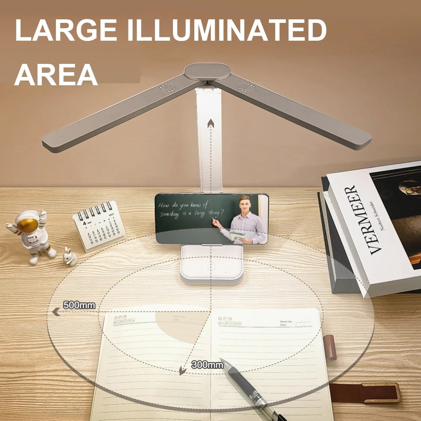 LED Desk Lamp USB Rechargeable Table Lamp